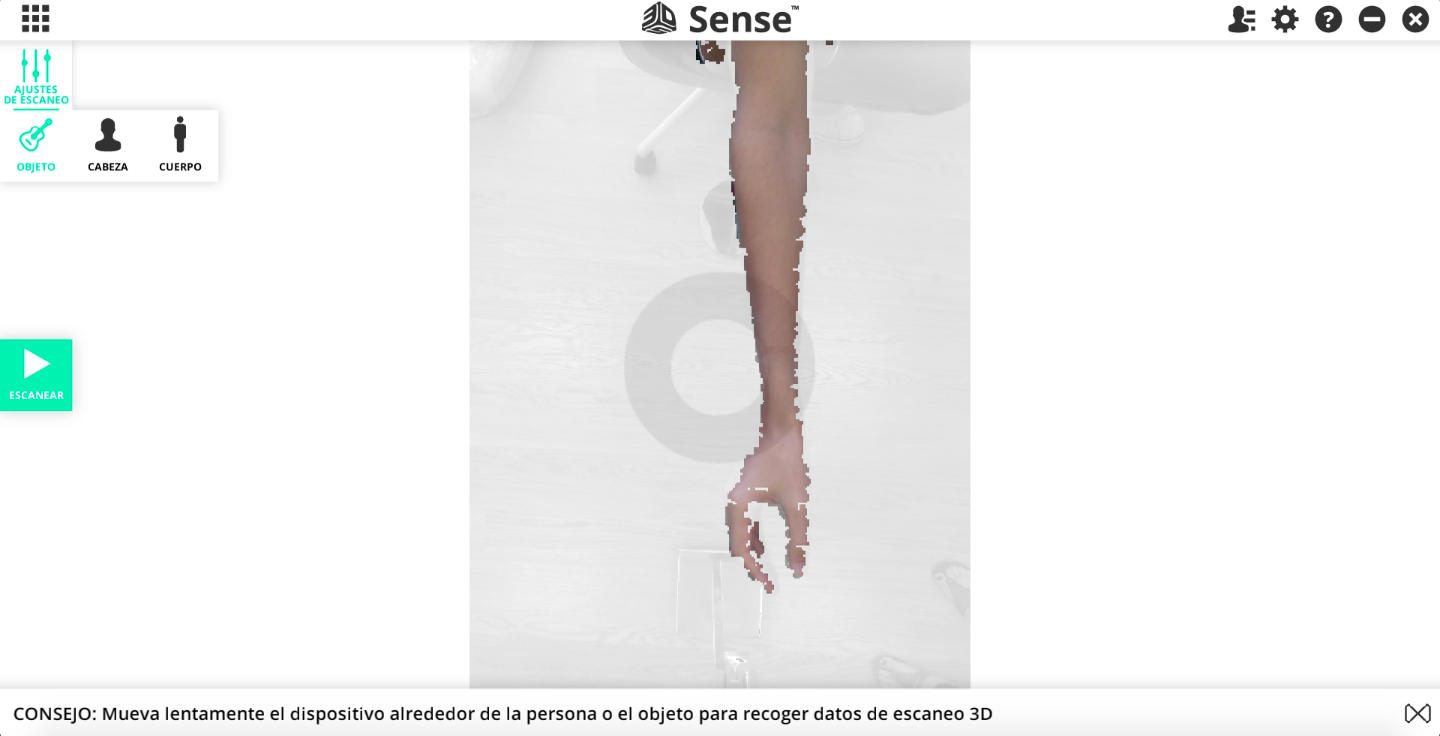Escanear brazo-parte 1